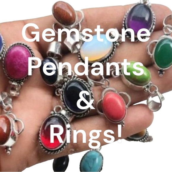 Other - March 8th 620 PM ET Gemstone Pendants & Rings!